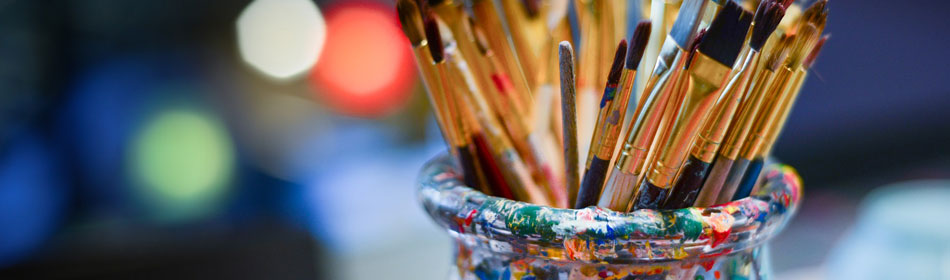 classes in visual arts, painting, ceramic, beading in the Bucks County, PA area